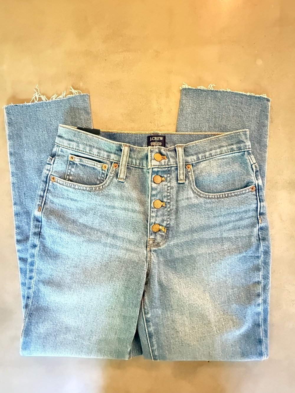 NWT J.Crew Essential Straight Women's Jeans Light Blue Size 27